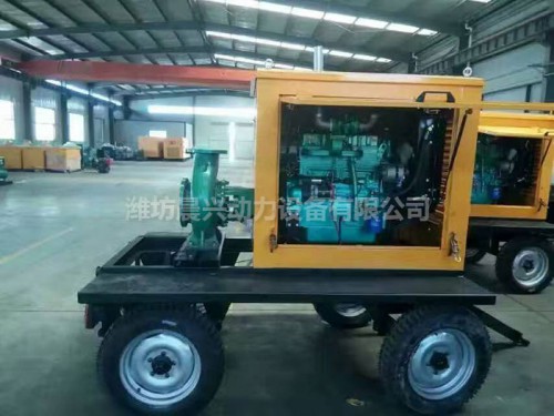 防雨罩拖車水泵機(jī)組